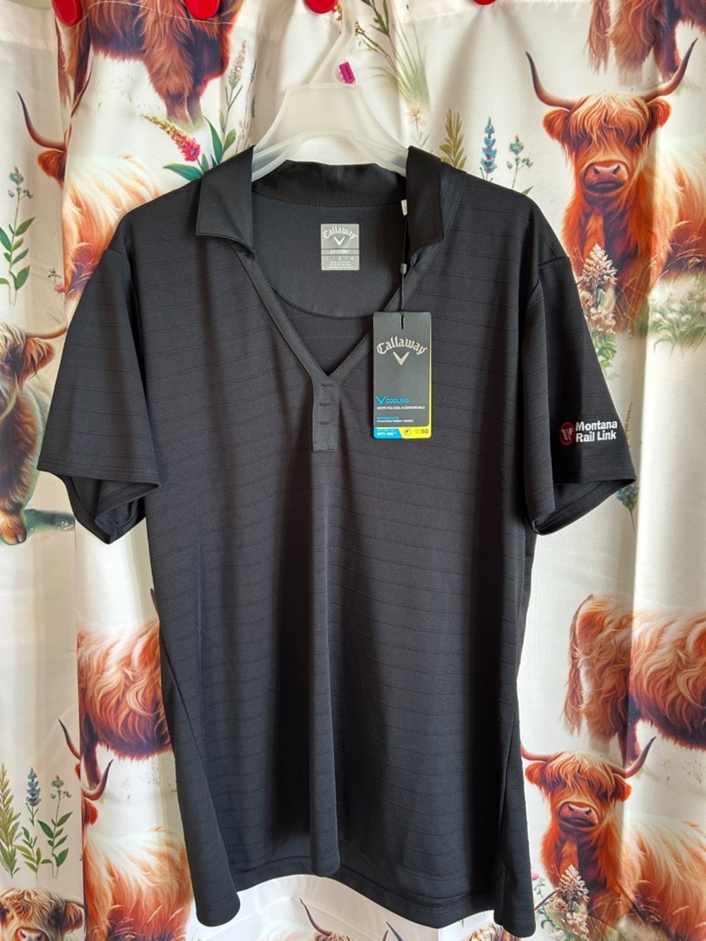 Callaway Opti Dri Performance Women’s Black Golf Shirt